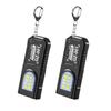 LED Keychain Flashlight Type C Rechargeable 550LM Portable Mini Torch Pocket Lantern Flood Work Light With Magnet For Emergency