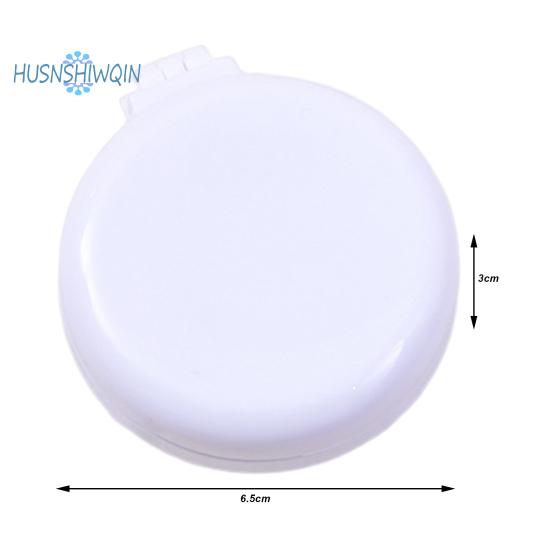 Folding Travel Comb Mirror Hair Brush Portable Mini Pocket Comb Compact Design On-the-Go Styling Mirror Comb for All Hair Types