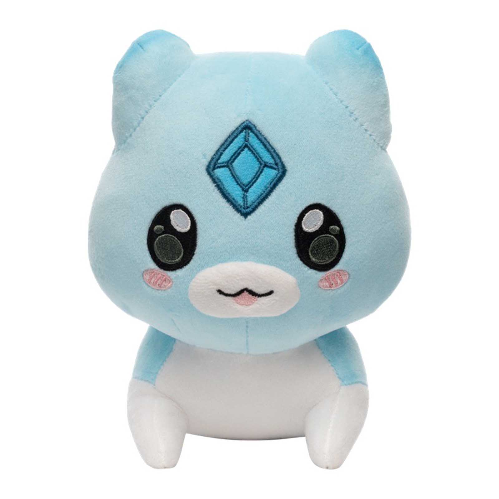 

Cute Blue & Creature Plush Toy, Soft Stuffed Animal With Diamond Forehead, Kawaii Cuddly Companion For Kids & Collectors One Size