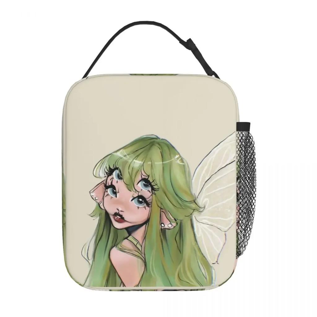 Custom Melanies Martinez Portals Thermal Insulated Lunch Bag for Office Portable Bento Box Thermal Cooler Lunch Boxes