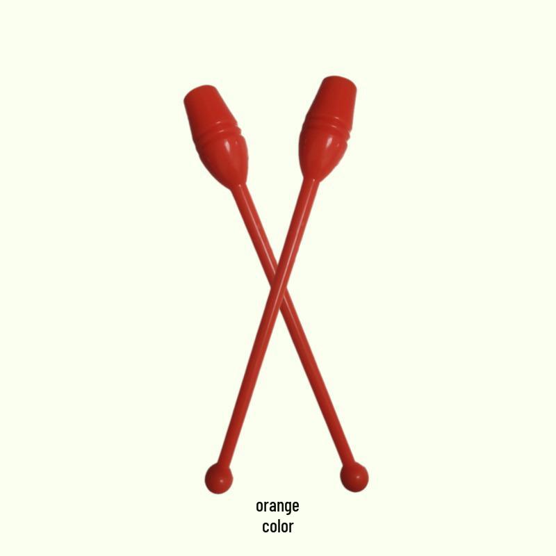 

Набір тренувальних булав для художньої гімнастики для дорослих та дітей - 5 кольорових булав для змагань та фітнесу. Large 45cm x 1 помаранчевий