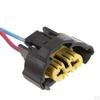 5 Pieces Automotive H9 Headlight Fog Harness Female Socket Adapter