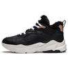 New LiNing Defender Warm Mid Top Running Shoes Women's Black White AGLT128-1