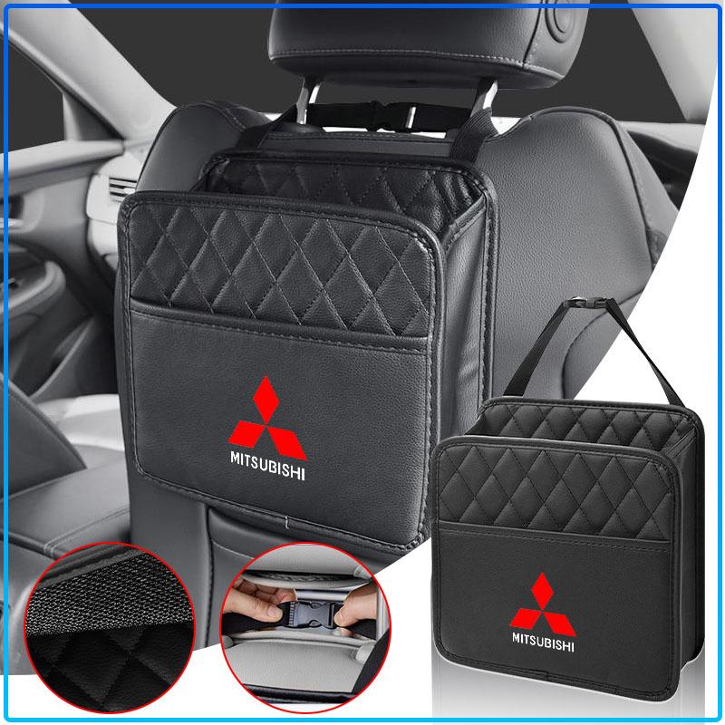 Car Storage Bag Multi-function Seat Back Storage Pocket Suspension For Mitsubishi Lancer Lancer ASX Outlander 2 3 Pajero Mirage Exzos Pajero 4