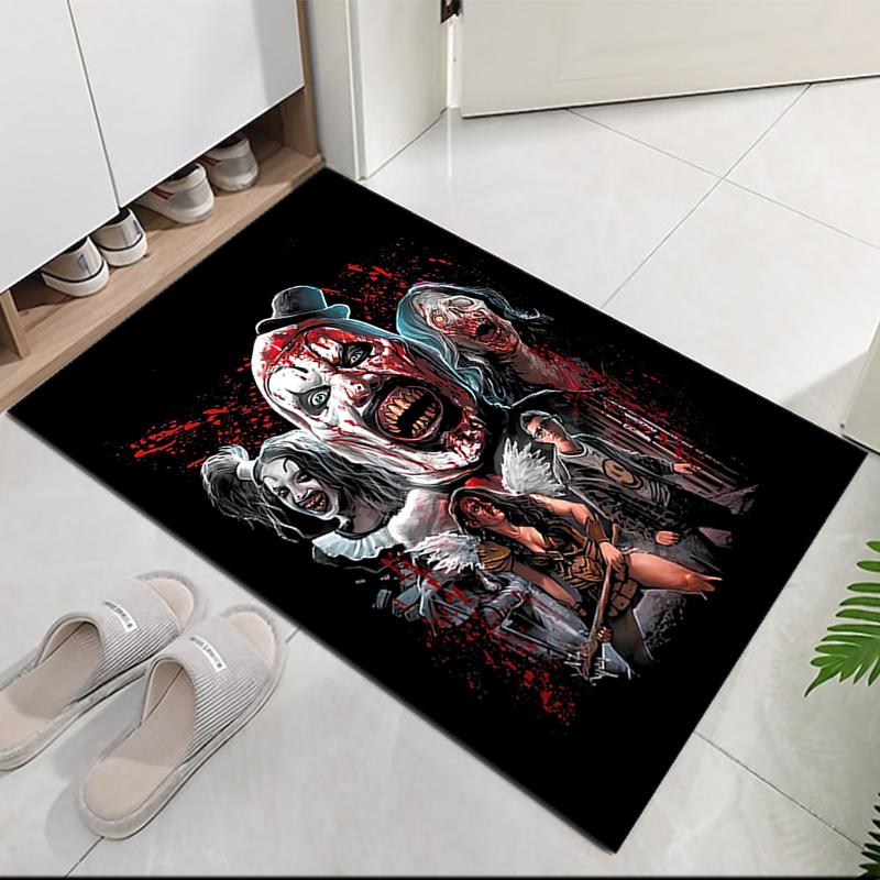 Halloween horror Printed Carpet, for Office Chair Living Room Bedroom Kitchen Room Decor Gifts.