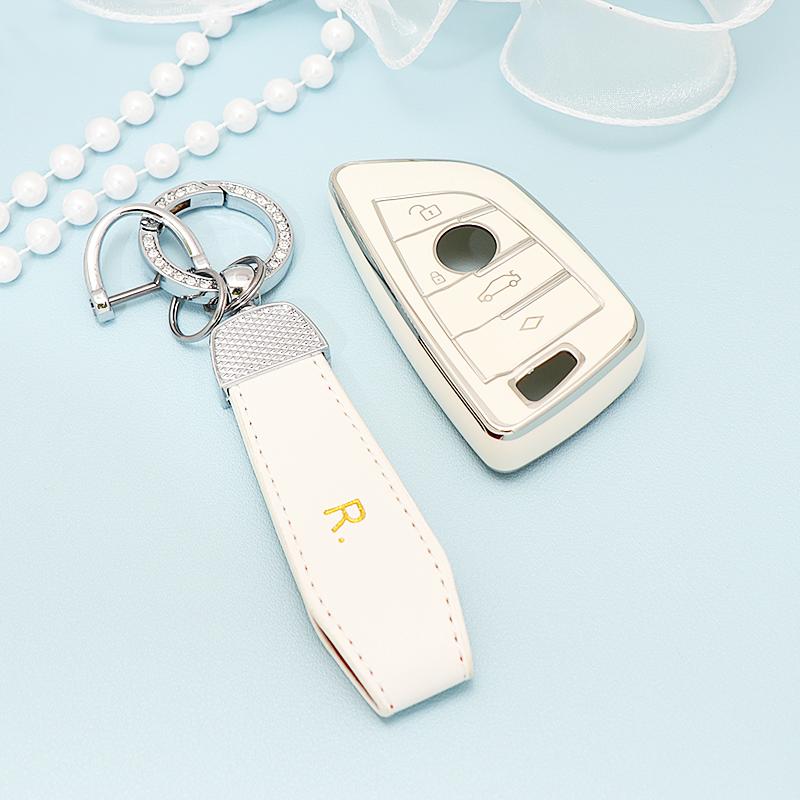 Tpu Shell For Bmw F30 G20 G30 G01 F15 F16 G02 G05 F34 1 2 3 4 5 6 7 Series X1 X3 X4 X5 X6 X7 F10 F20 Bag Car Key Case Keychain
