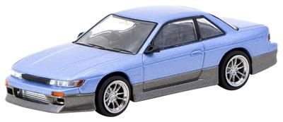 Speedmaster Japan TARMACWORKS Maßstab VERTEX Nissan Silvia Fertigmodell 1/64 (Staffel 13) Blau/Grau T64G-025-PU