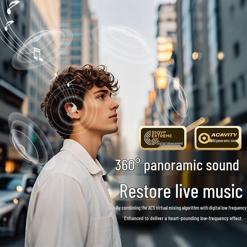 Lenovo TA300 Ear-hook Bone Conduction Open Wireless Bluetooth Headset