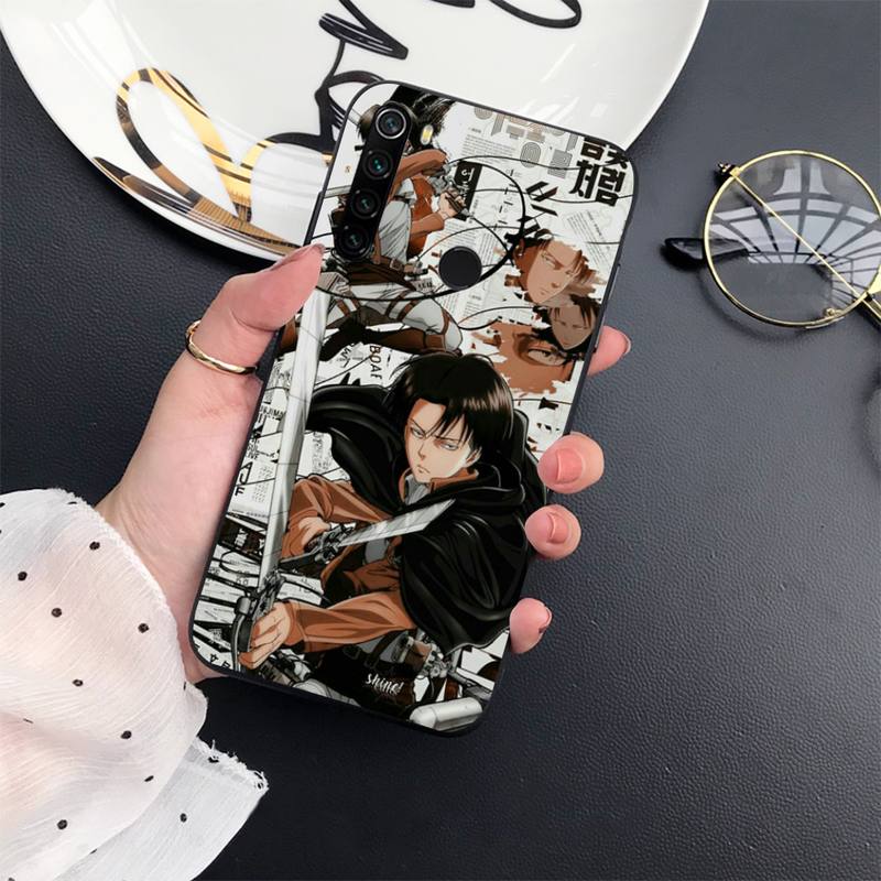 Attack On Titan japanese anime Phone Case For Xiaomi Redmi note 7 8 9 t max3 s 10 pro lite coque shell cover funda