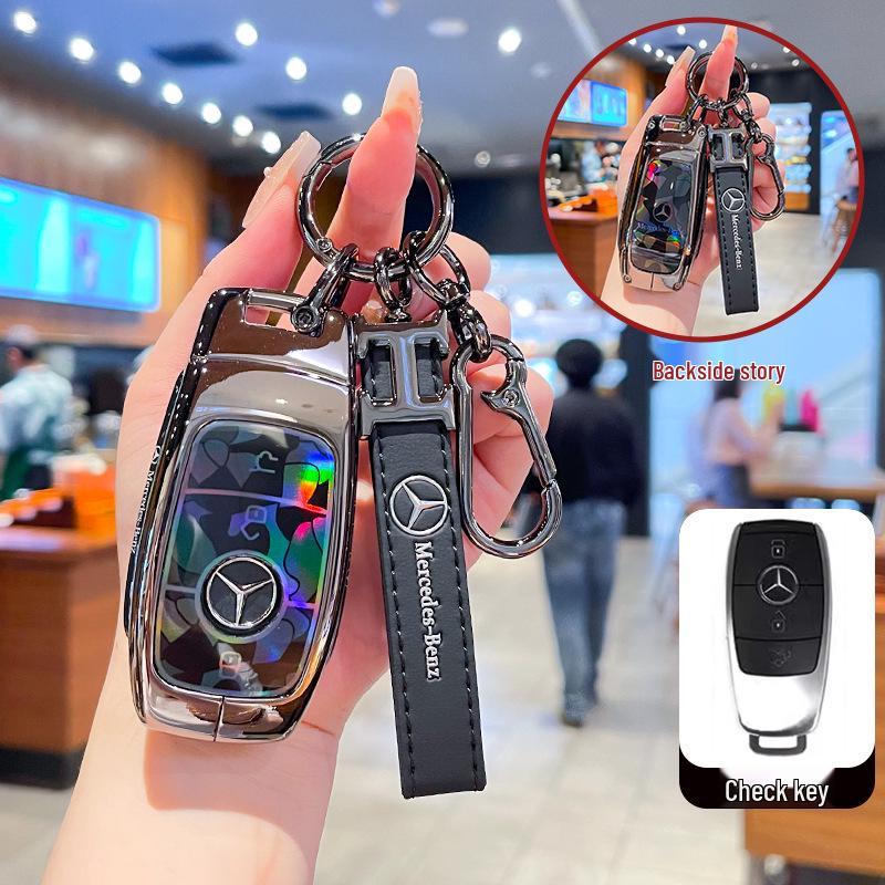 Husă cheie Mercedes-Benz pentru E-Class, C-Class, S-Class, GLB, GLC, GLE, GLA - Se potrivește E300L, C260L, A200L