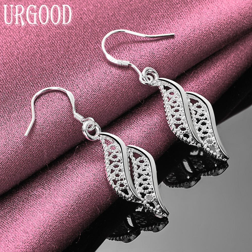 925 Sterling Silver Fashion Pendant Earrings Wedding Jewelry