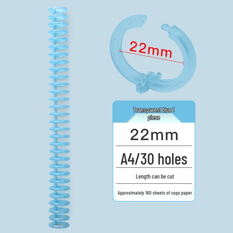 30-Loch A4 Kunststoff-Binderinge für Loseblatt