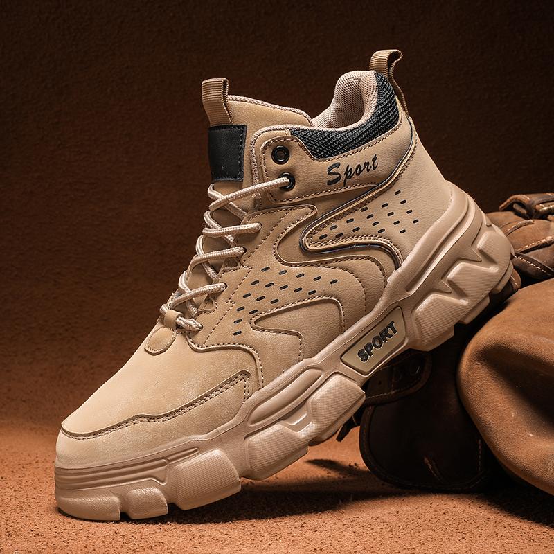 

2024 Осень Новые Мужские Спортивные Кроссовки на Мягкой Подошве, Трендовые Кроссовки для Баскетбола Мужские, Уличная Обувь для Бега Мужская Противоскользящая 39 коричневый