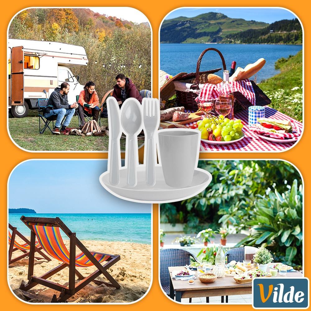 Vilde Plastic Picnic Set 20-Piece