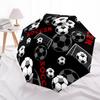 Soccer Umbrella Automatic Opening and Closing Folding Portable Automatic Automatic Umbrella All Seasons Universal Travel Daily