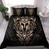 Black SKULL Bedding Set Soft Duvet Cover Bed Clothes Gift