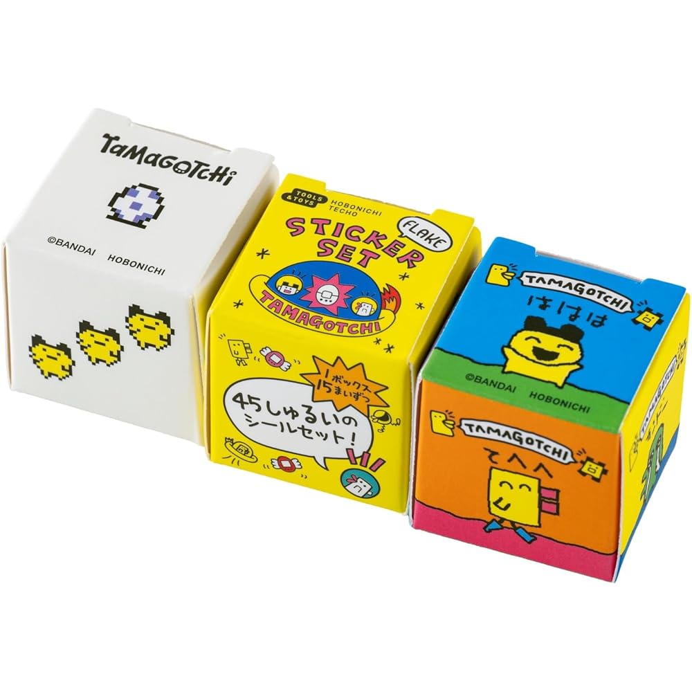 Hobonichi Tamagotchi Sticker Flakes Set of 3 Planner Accessories