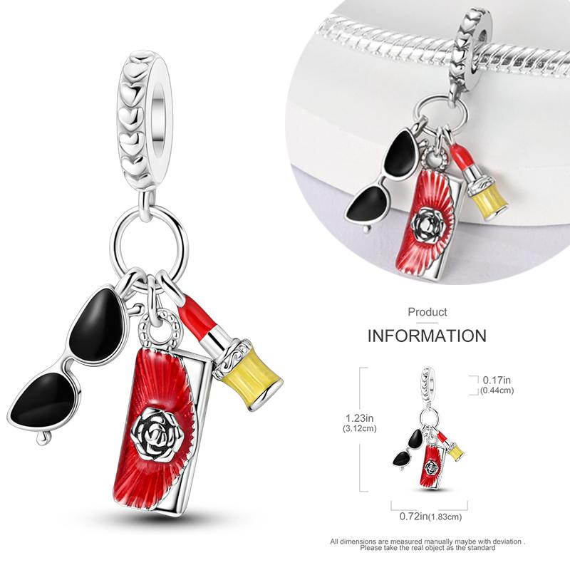 Authentic Copper Charm Bead Charms Bead Charms Dreamcatcher Coffee Perfume Pendants Compatible With Women Bracelets Do It Yourself Jewellery Gift