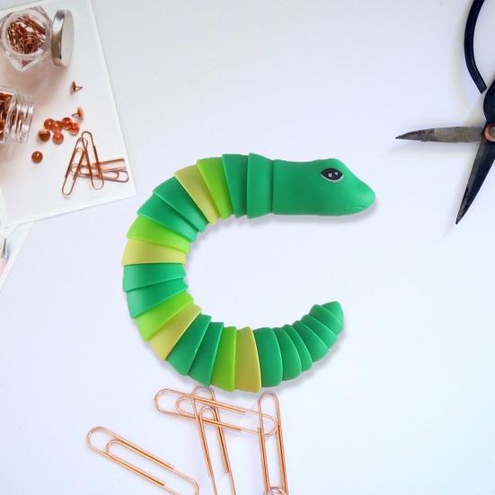 Jucărie Fidget Flexibilă Amuzant Educațional Portabil Reducerea stresului Decompresie Copii Adulti Șarpe Senzorial