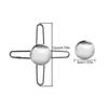 Stainless Steel Coffee Cooling Sphere Reusable Drink Chiller Ice Balls Whiskey Lovers Quick Cooling Non-Diluting Coffee Tea