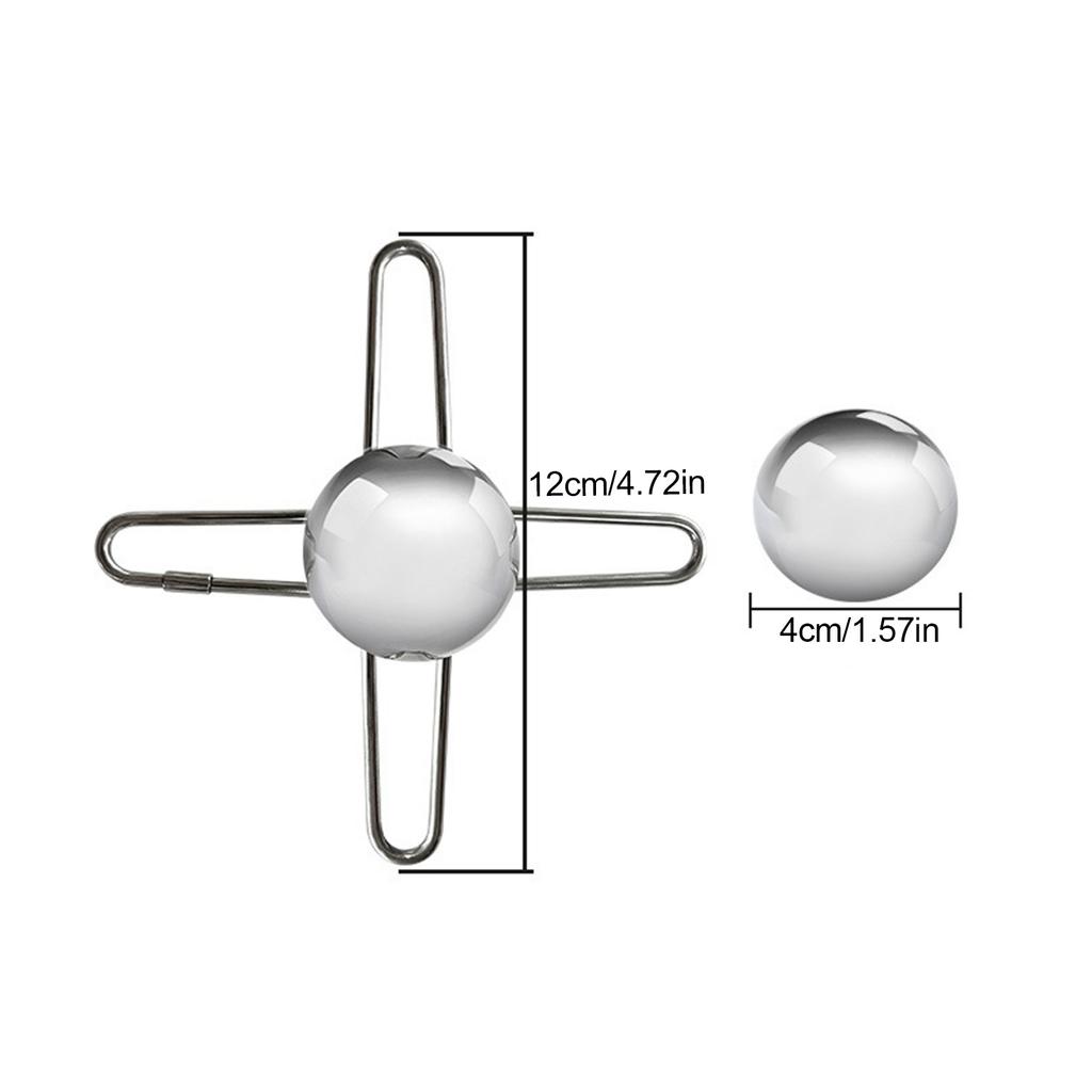Stainless Steel Coffee Cooling Sphere Reusable Drink Chiller Ice Balls Whiskey Lovers Quick Cooling Non-Diluting Coffee Tea