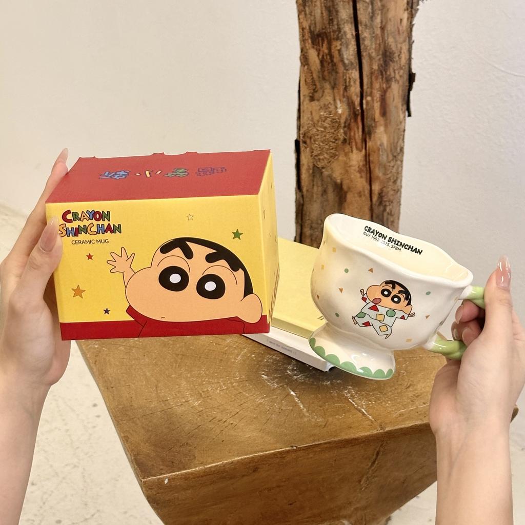 Mug Ceramic Couple Water Cup Graduation Birthday Gift Home Cup Cute Cartoon High Pretty