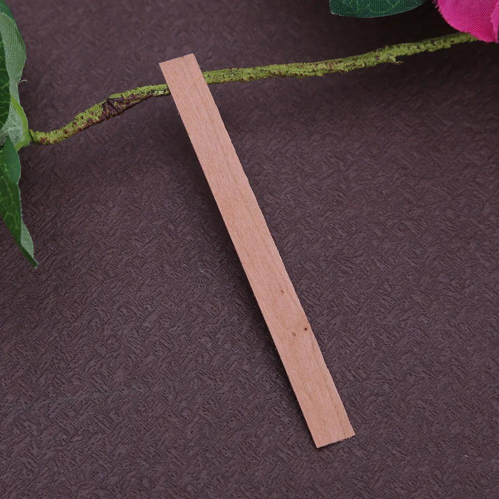 50/100 STuks Houten Kaarsenlonten Rookloze Kaarsenlonten Handgemaakte Kaarsen Soja of Soja Paraffine voor DIY Kaarsen Maakbenodigdheden Gereedschap