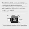 Car Interface Mini Converter Type-C To USB 3.0 Charging Adapter Sticker for VW GTI Polo Golf Passat Tiguan Jetta T-ROC MK6 MK7 RB6