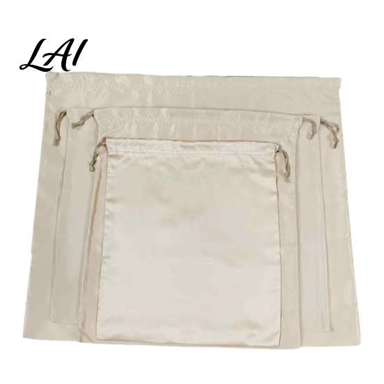 Wear Resistant Travel Organizer Drawstring Storage Bag for Handbags Durable 600D Oxford Cloth Reusable Fabric Case Dustproof Organizer Large