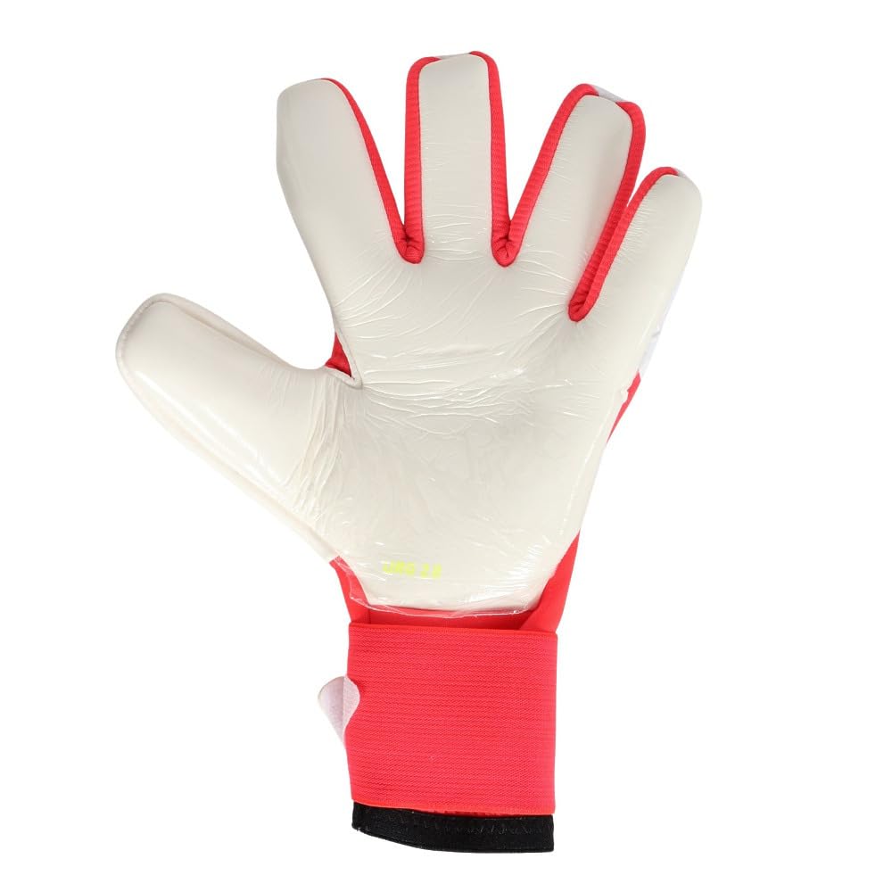Adidas Predator GL Competition Fußballhandschuhe, Unisex, Erwachsene, BT866 Weiß/Klares Rot/Schwarz (KA7799) 7