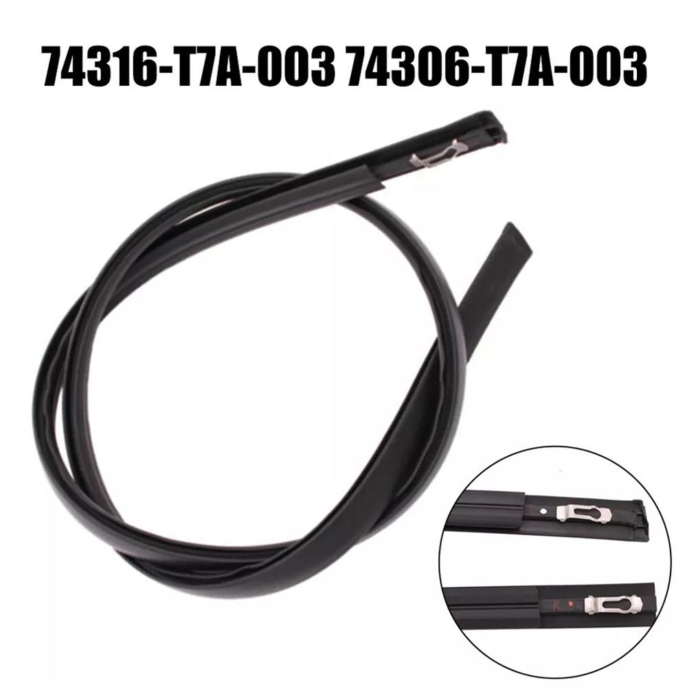 

1Pair Car Black Roof Trim Molding Kit Fit For Honda Hrv 2016-2021 74306-T7A-003