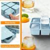 3Pcs Silicone Baby Food Freezer Tray With Lid, Ice Cube Mold For Homemade Fruit Vegetable Puree Snack Storage