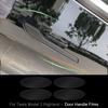 For Tesla Model 3 Highland Headlight Decorative Sticker Model 3+ Lamp Eyebrow Decor Handle Front Bumper Window Protective Film