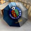 Getafe CF  pattern, automatic folding umbrella, portable and foldable design, 8 ribs, a Christmas or birthday gift.