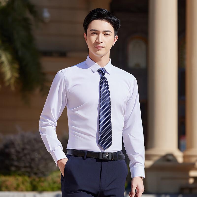 Tluoman Unisex Wrinkle-Free Formal Shirt