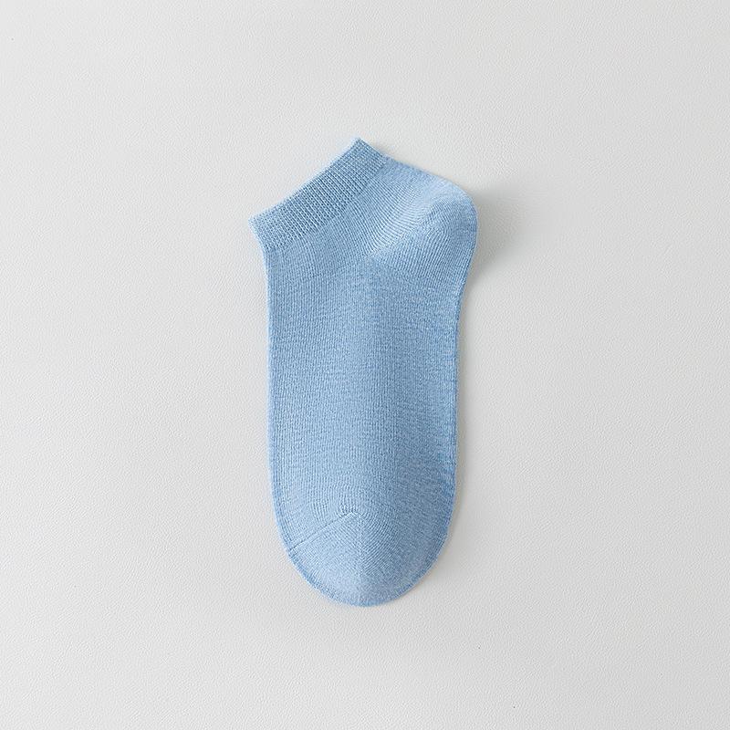 Women's Summer Thin Cotton Non Slip Shallow Mouth Deodorant Sweat Breathable Heel Socks