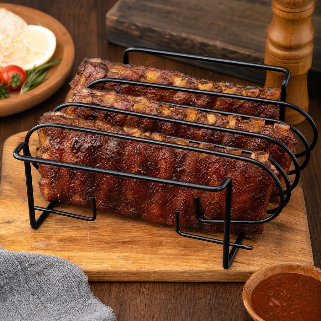 Nonstick Grill Rack for BBQ Steak and Vegetables, Reusable Oven Baking Grilling Net