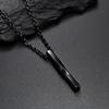 Kpop moda araña colgantes de Halloween cadena cruzada redonda collares para hombres Color plata cadena de cuello gótico pareja ropa de calle regalos