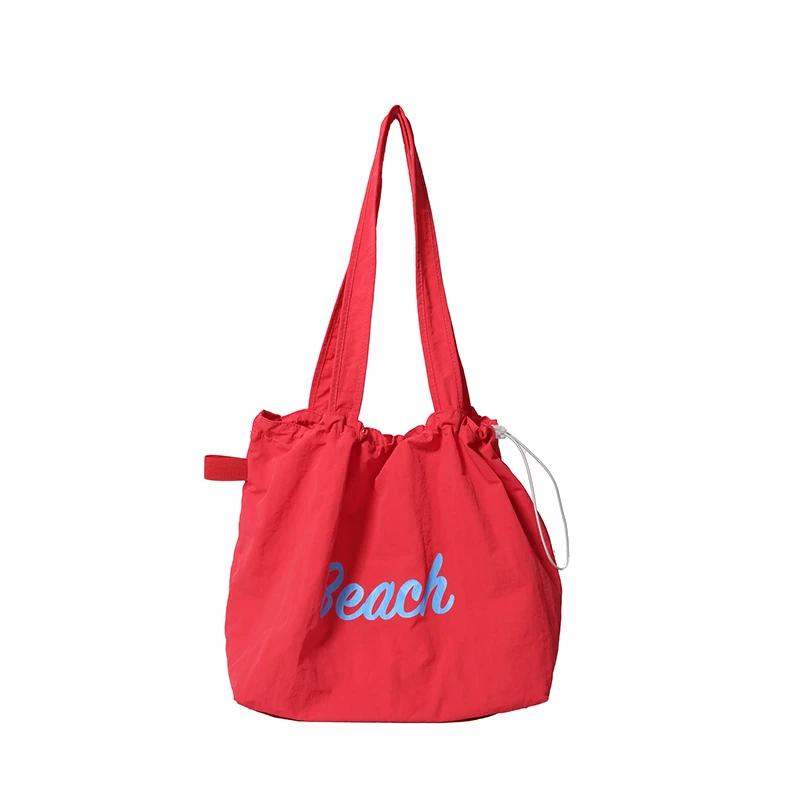 New Canvas Bag With Cord Japanese Commuter Tote Bag Portable Single Shoulder Large Capacity Bag Premium Durable