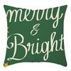 Christmas Pillow Case Printed Living Room Sofa Bedroom Pillow Case Christmas Pillow Case Printed