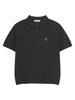 NORDISK Short Sleeve Polo Sweater - M_Charcoal