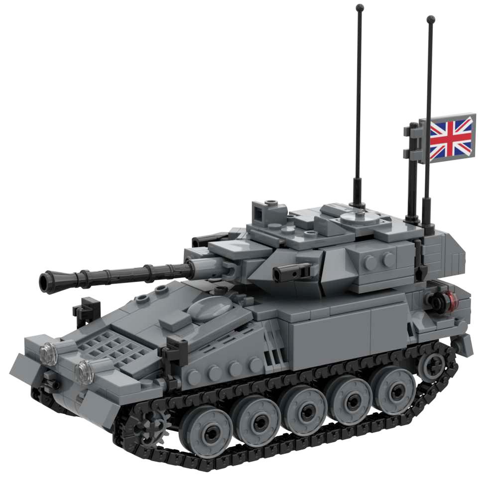 UK French Army Building Block Toy Military Ww1 Ww2 Mark Tank Matilda Staghound Mk1 AMX30 FV107 Armored Vehicle Howitzer Truck