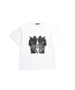 D So H Two Cats Logo T-Shirt White
