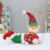 Boneca Elfa de Trenó Telescópico Decoração de Natal Presente