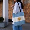 World Cup Flag Women Handbag Linen Totes Casual Traveling Beach Gift Bags CLE