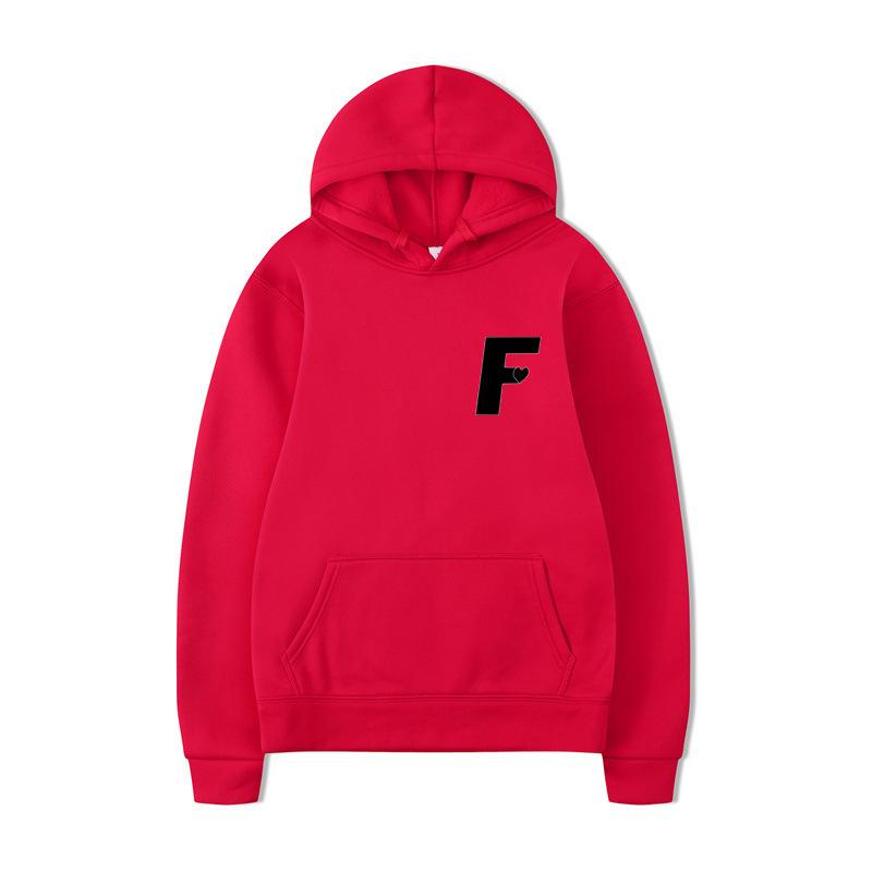 Autumn Winter Long Sleeves Casual Sports Hoodies Comfortable Warm Pockets Fashionable Letter Printed Loose Casual Sports Versatile Coat Hoodies