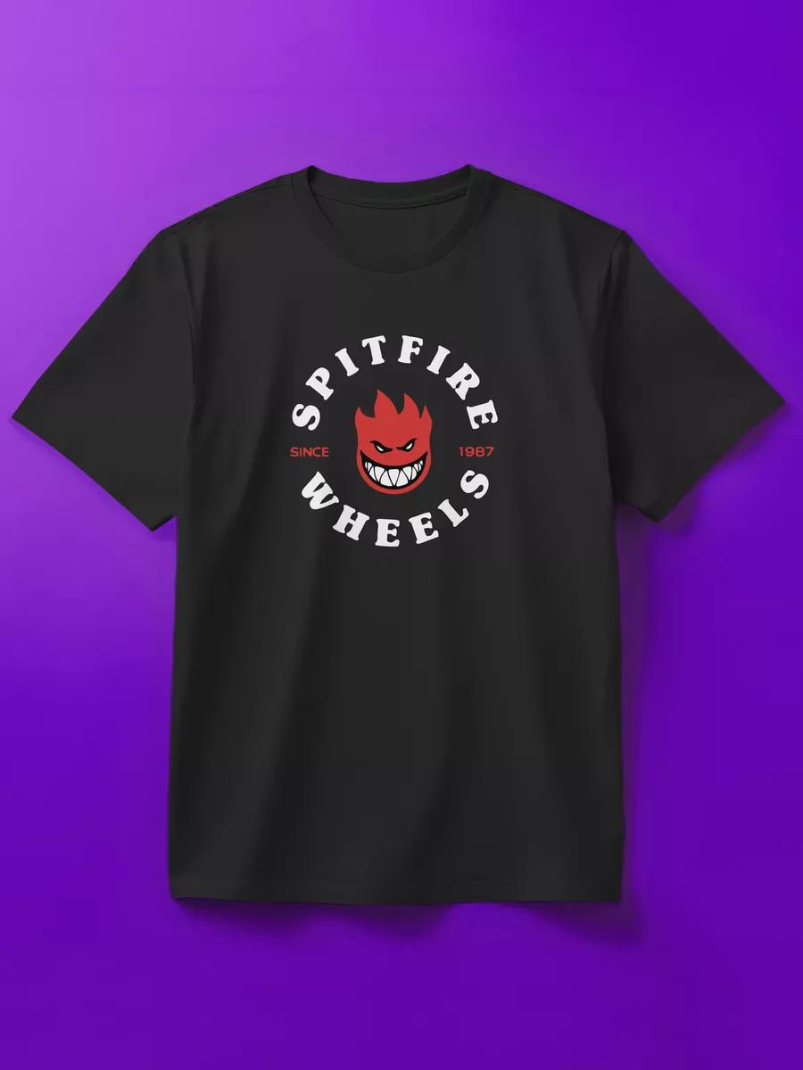 T-shirt with print SPITFIRE wheels since 1987 S
