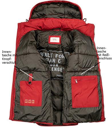 Зимняя куртка Camel Active Quilted Jacket красный (4208002X23) (4208002X23-51)