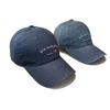 Fashion Hat retro washed Korean version TH letter embroidered baseball hat, thin and age-reducing face, small sunshade cap woman