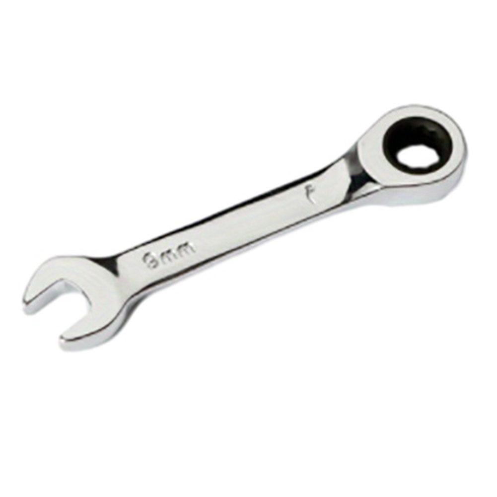 Short Handle Ratchet Wrench 1Pcs Wrench Spanner Alloy Steel Auto Repair Tool Precision Ratchet Ratchet Socket New